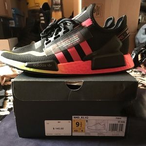 Adidas NMD R1 V2 Solar Gradient and Black